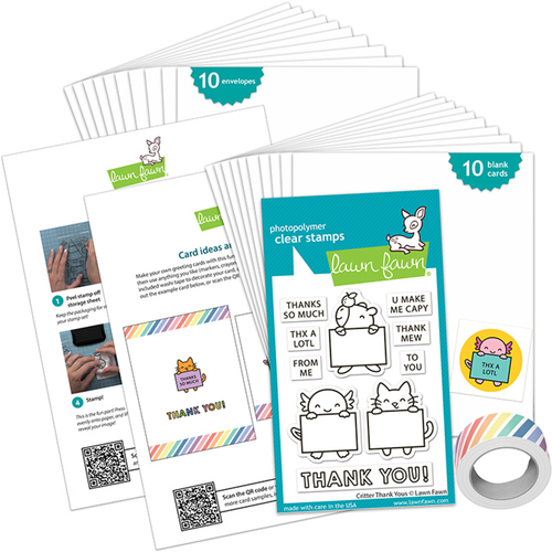 Critter Thank Yous Kids Cardmaking Kit Mini