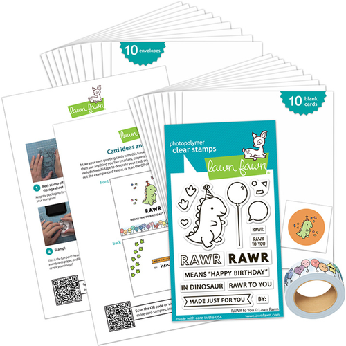 Rawr To You Kids Cardmaking Kit Mini