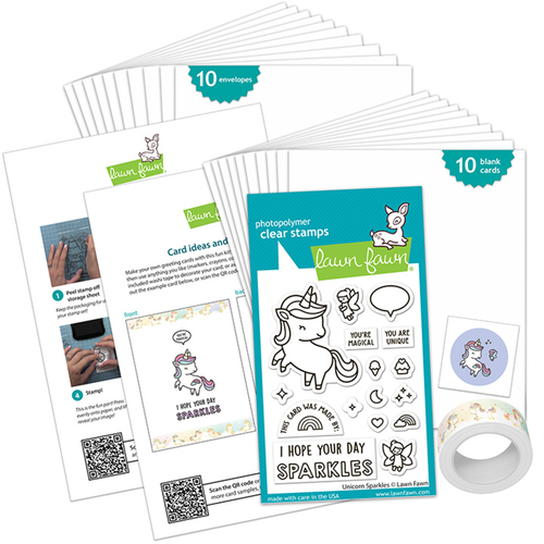 Unicorn Sparkles Kids Cardmaking Kit Mini
