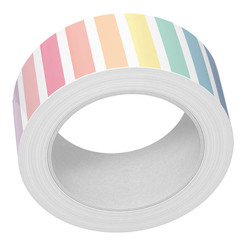 Vertical Pastel Rainbow Stripes