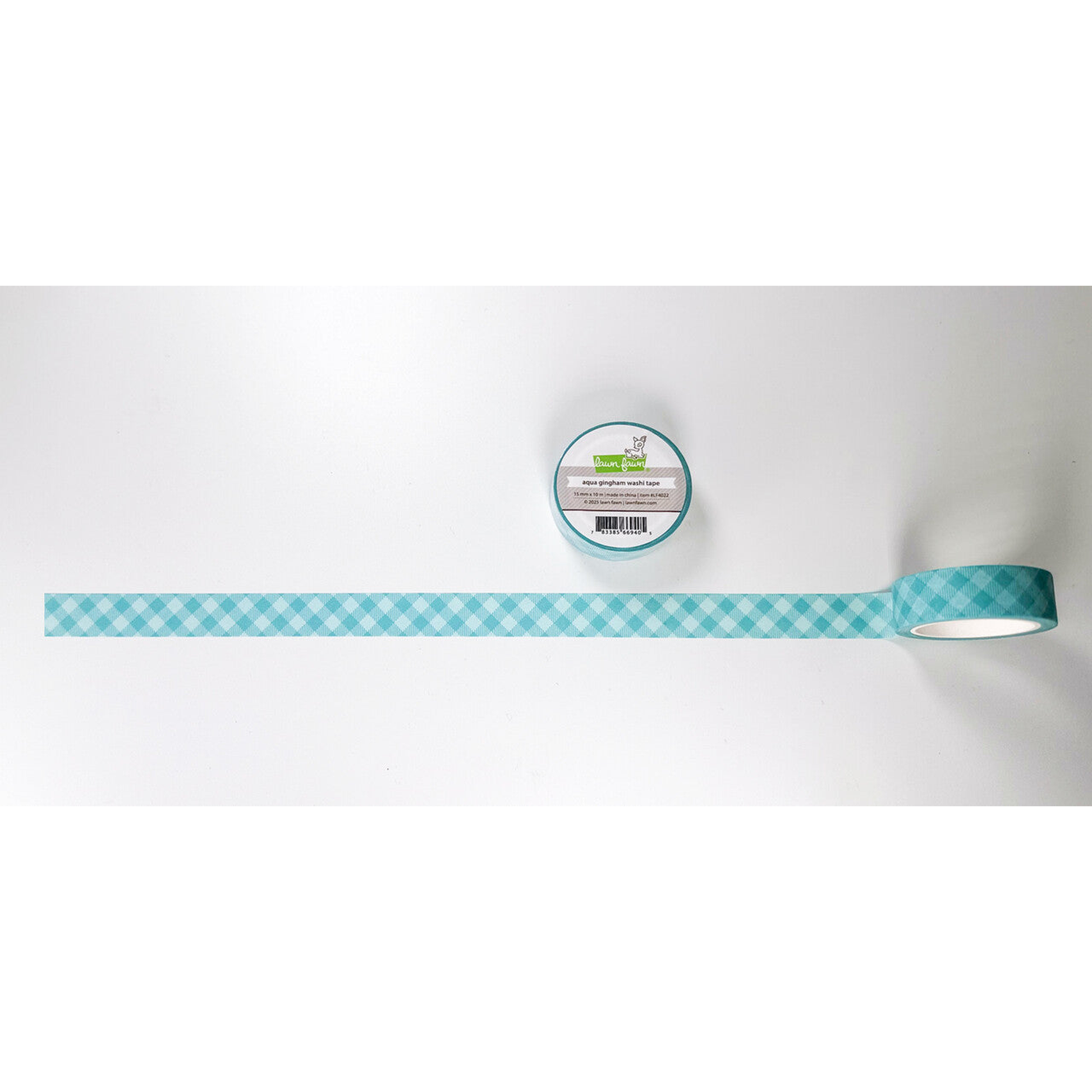 Aqua Gingham
