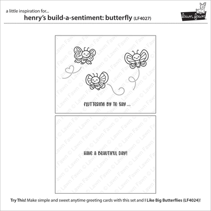Henry's Build-A-Sentiment Butterfly