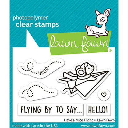 Have A Mice Flight Clear Stamps