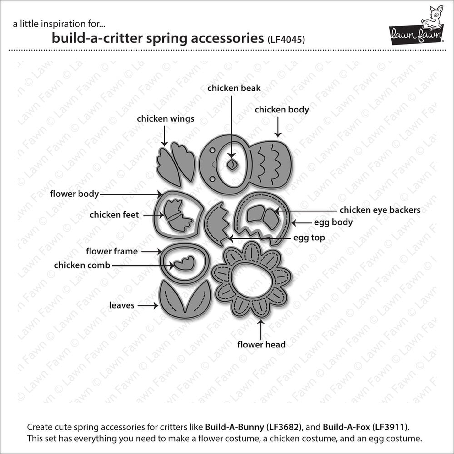 Build-A-Critter Spring Accessories Stand-Alone Lawn