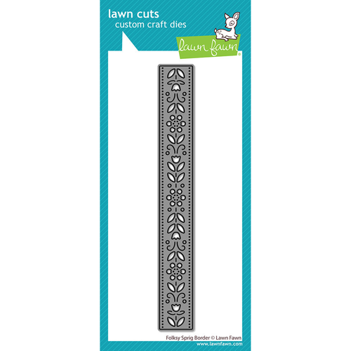 Folksy Sprig Border Stand-Alone Lawn