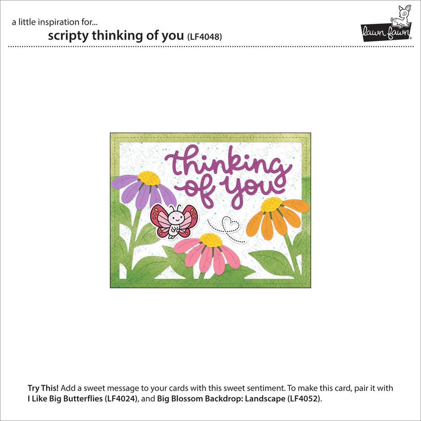 Scripty Thinking Of You Stand-Alone Lawn