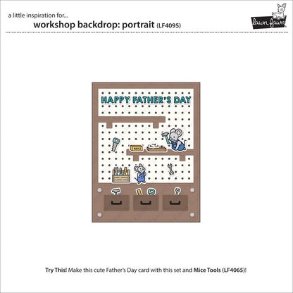 Workshop Backdrop Portrait
