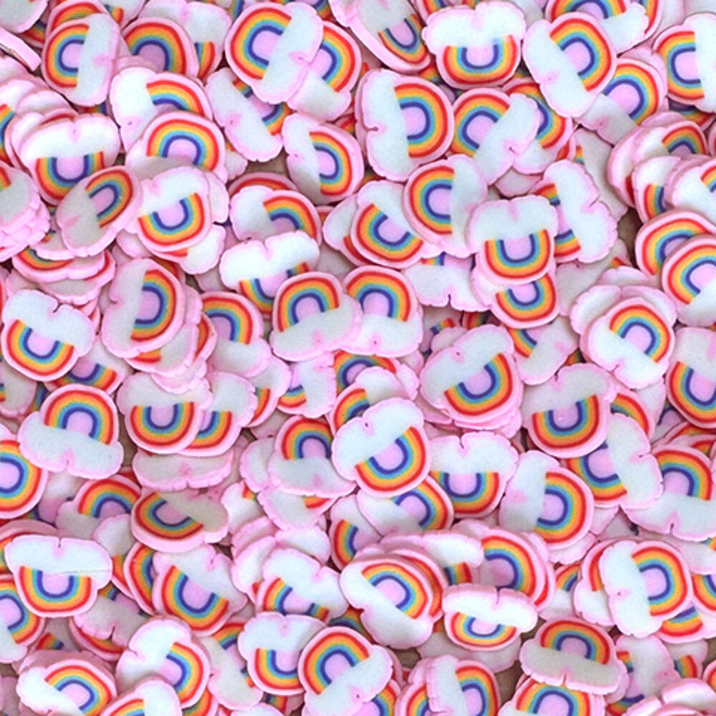Rainbow Clay Pieces Tiny Treasures