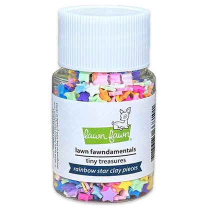 Rainbow Star Clay Pieces Tiny Treasures