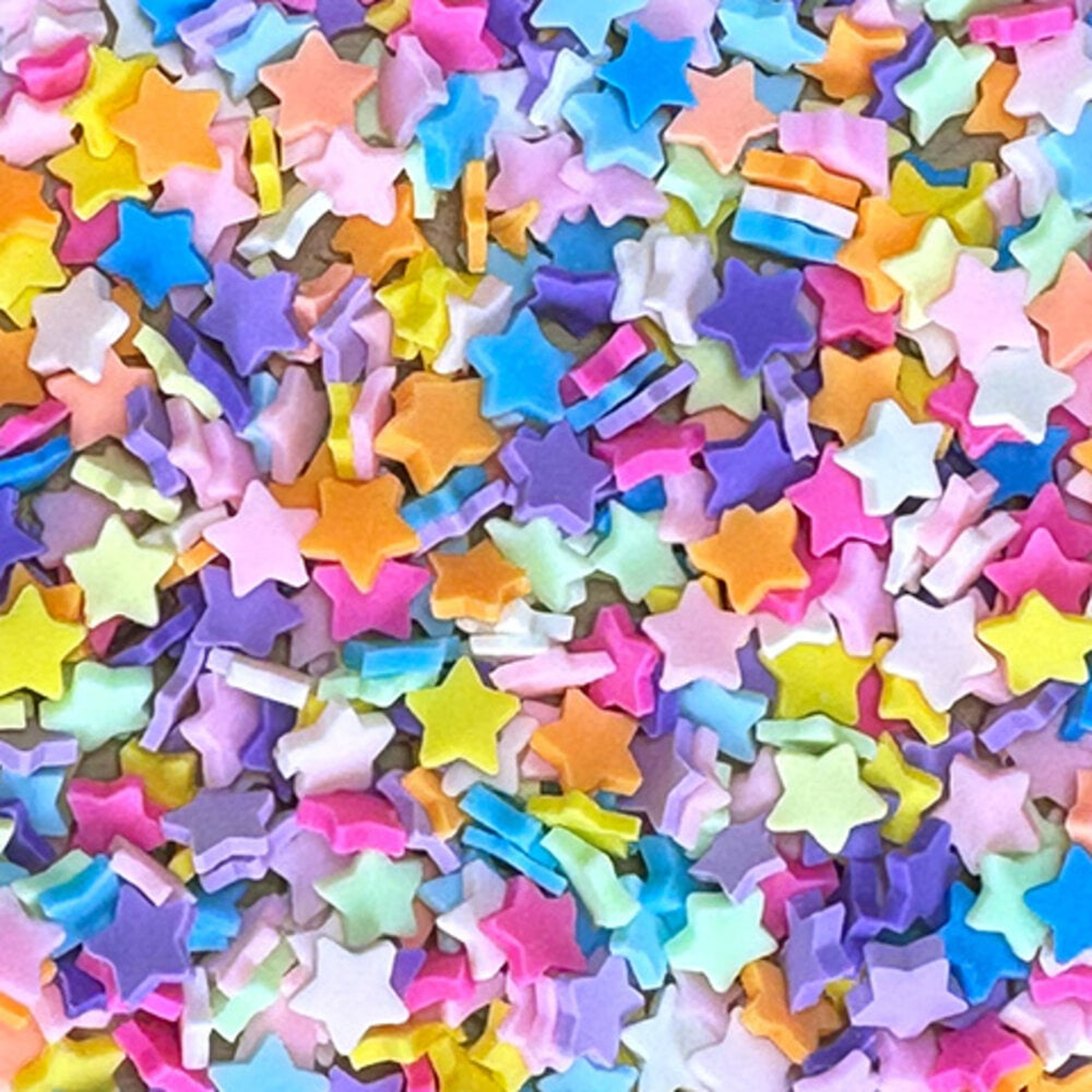 Rainbow Star Clay Pieces Tiny Treasures