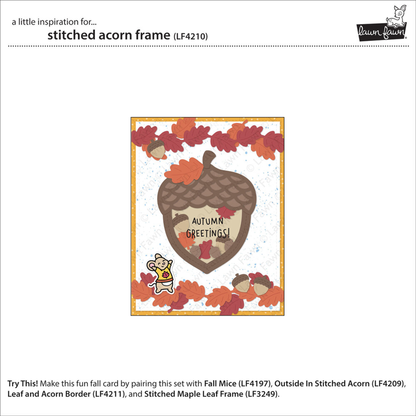 Stitched Acorn Frame