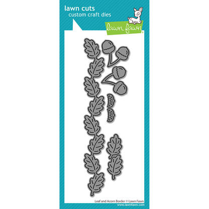 Leaf and Acorn Border