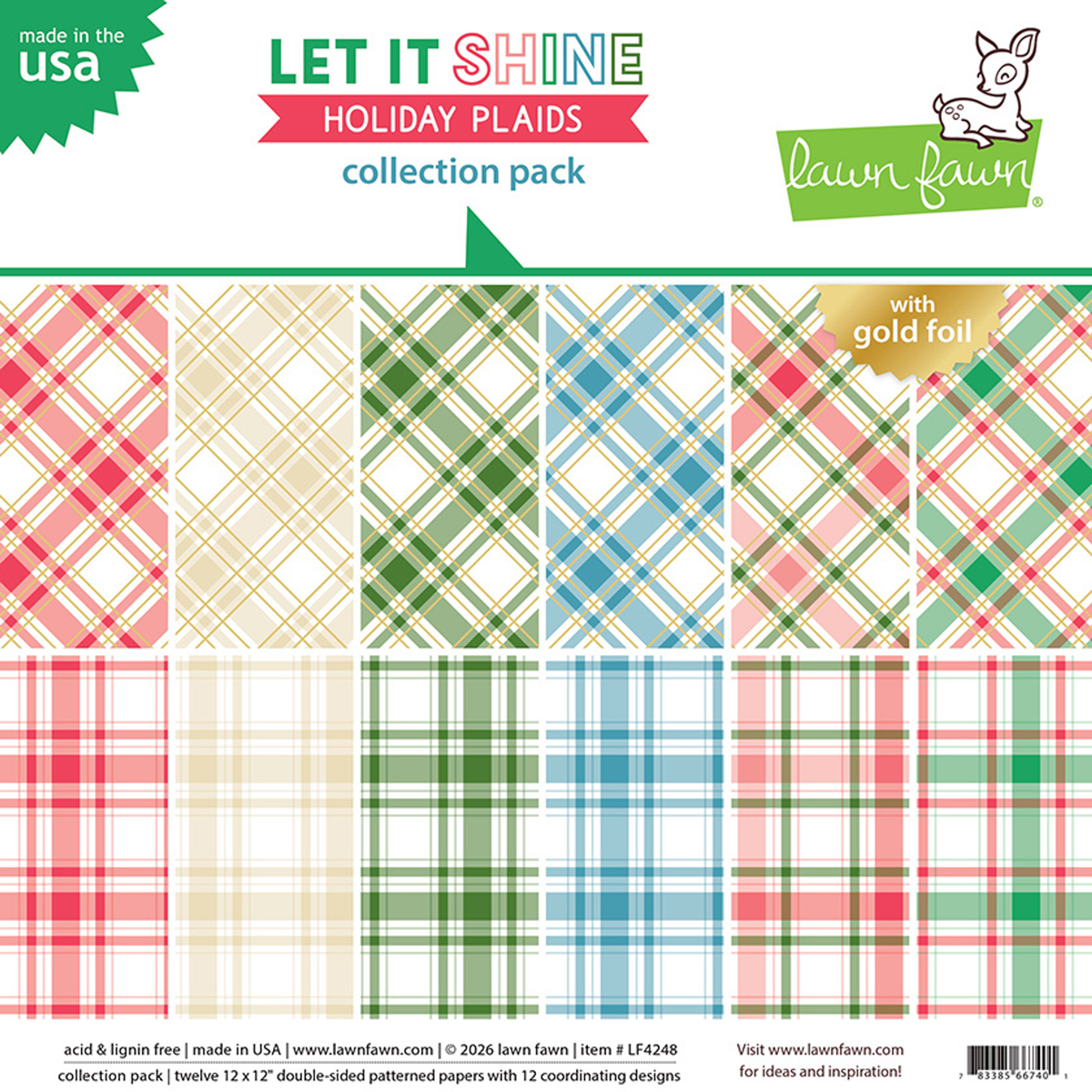 Let It Shine Holiday Plaids