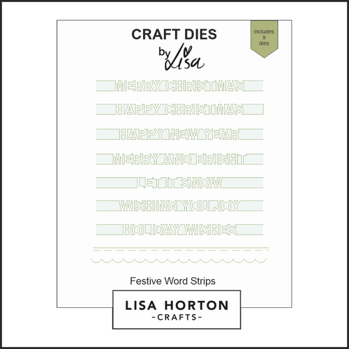Festive Words Strips