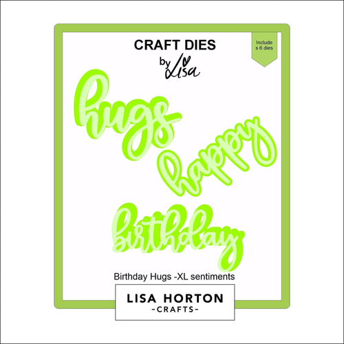 XL Sentiments Birthday Hugs