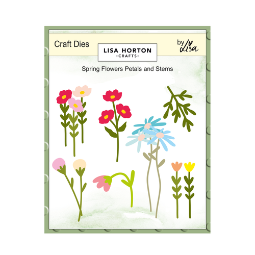 Spring Flower Petals And Stems