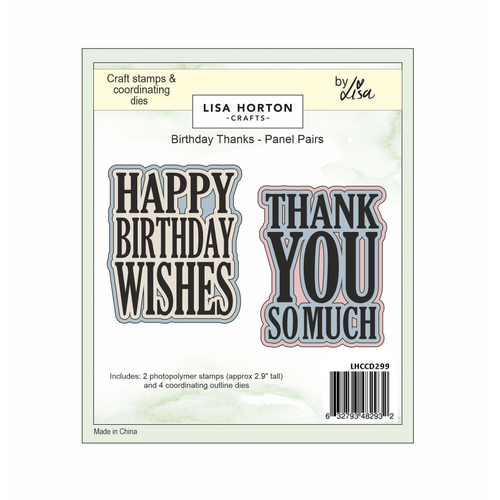 Panel Pairs - Birthday/Thanks