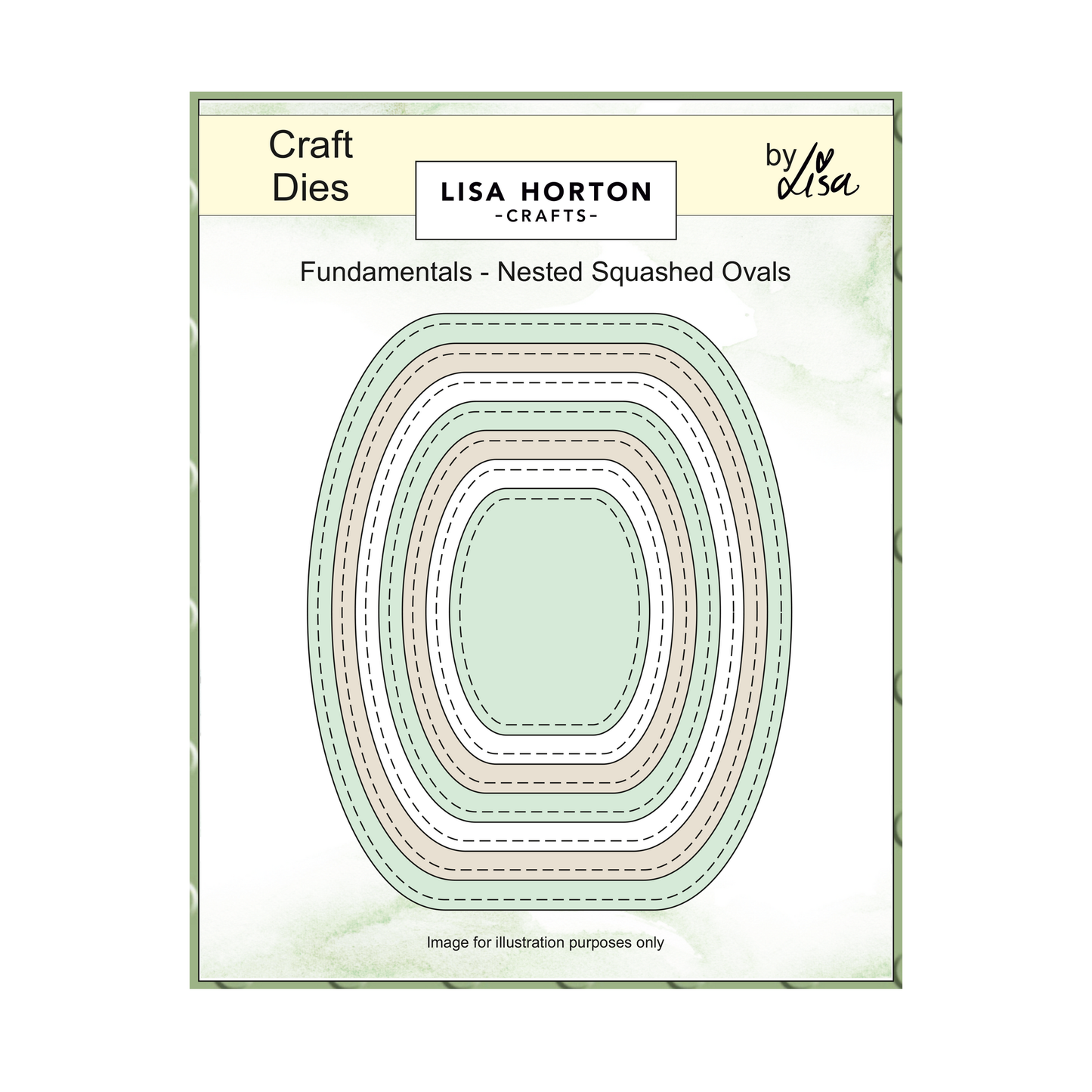 Nested Squashed Oval