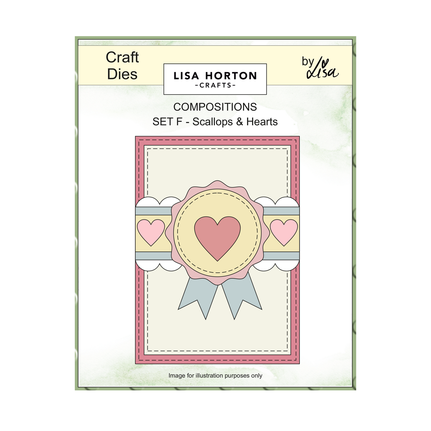 Set F Scallops and Hearts