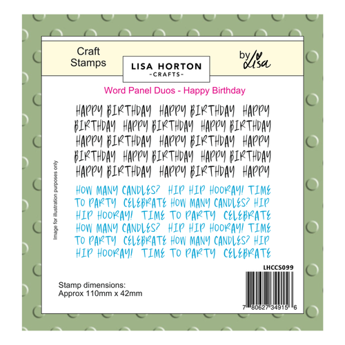 Word Panel - Happy Birthday