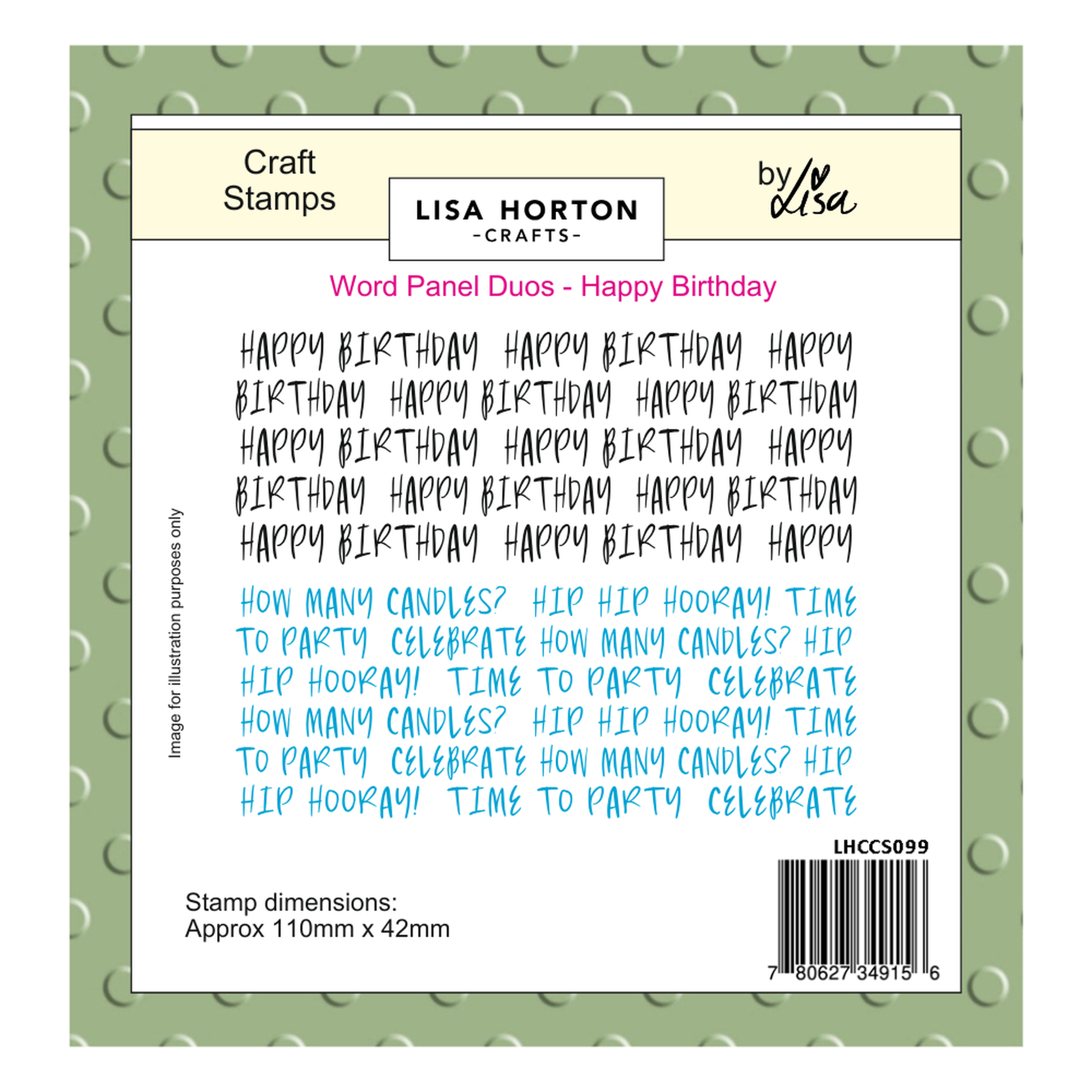 Word Panel - Happy Birthday