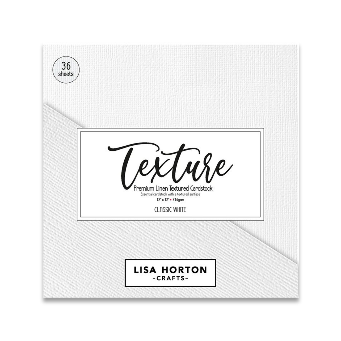 White Premium Linen Textured
