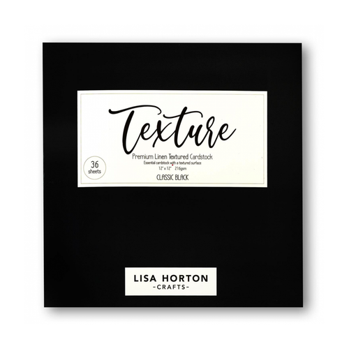 Black Premium Linen Textured
