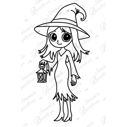 Digistamp Lila Luna