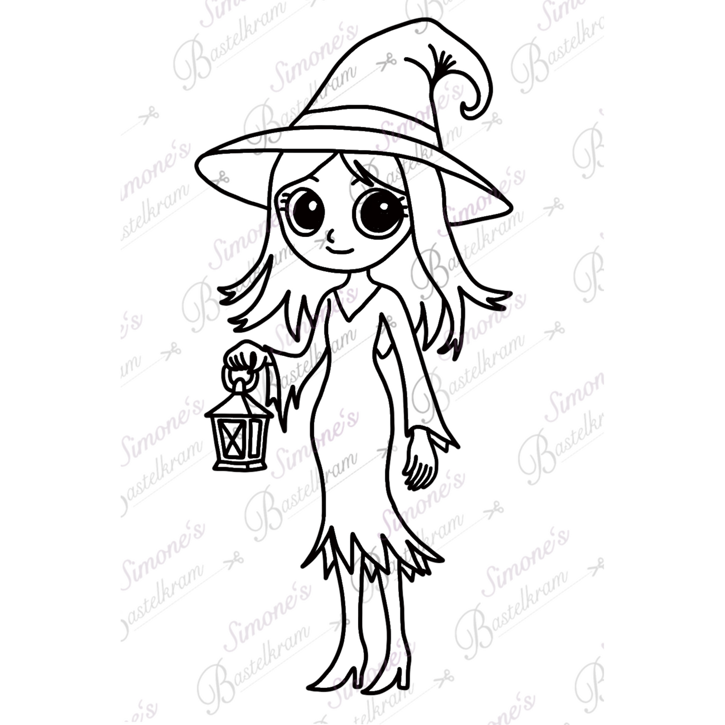 Digistamp Lila Luna