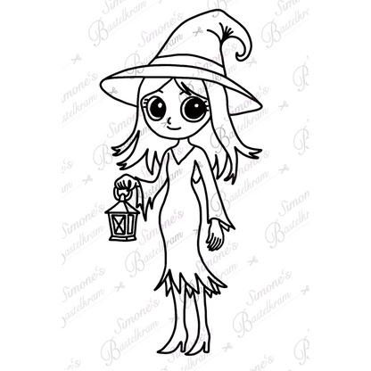 Digistamp Lila Luna
