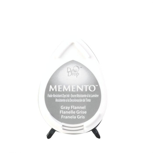 Memento Dew Drops Gray Flannel