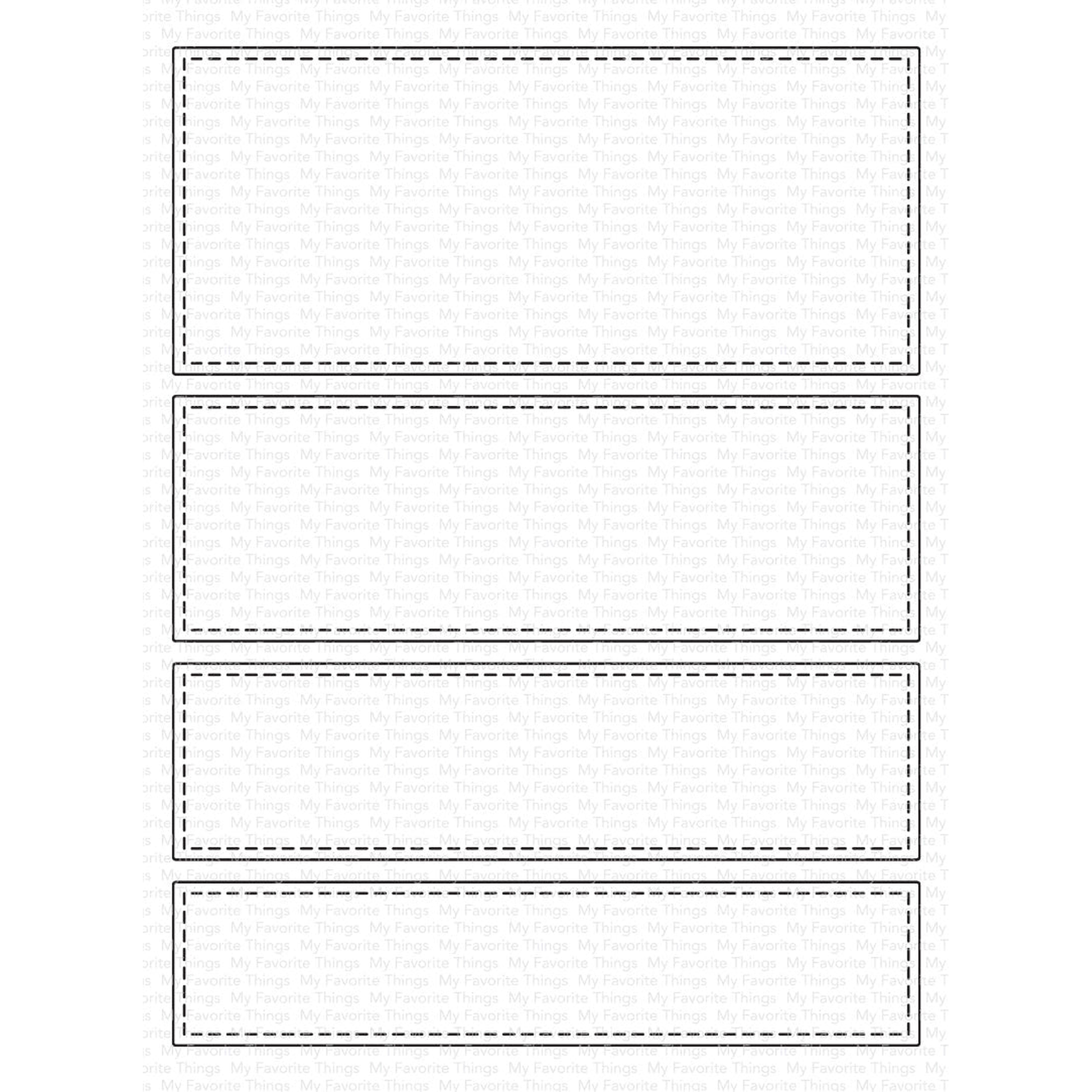 Horizontal Stitched Strips