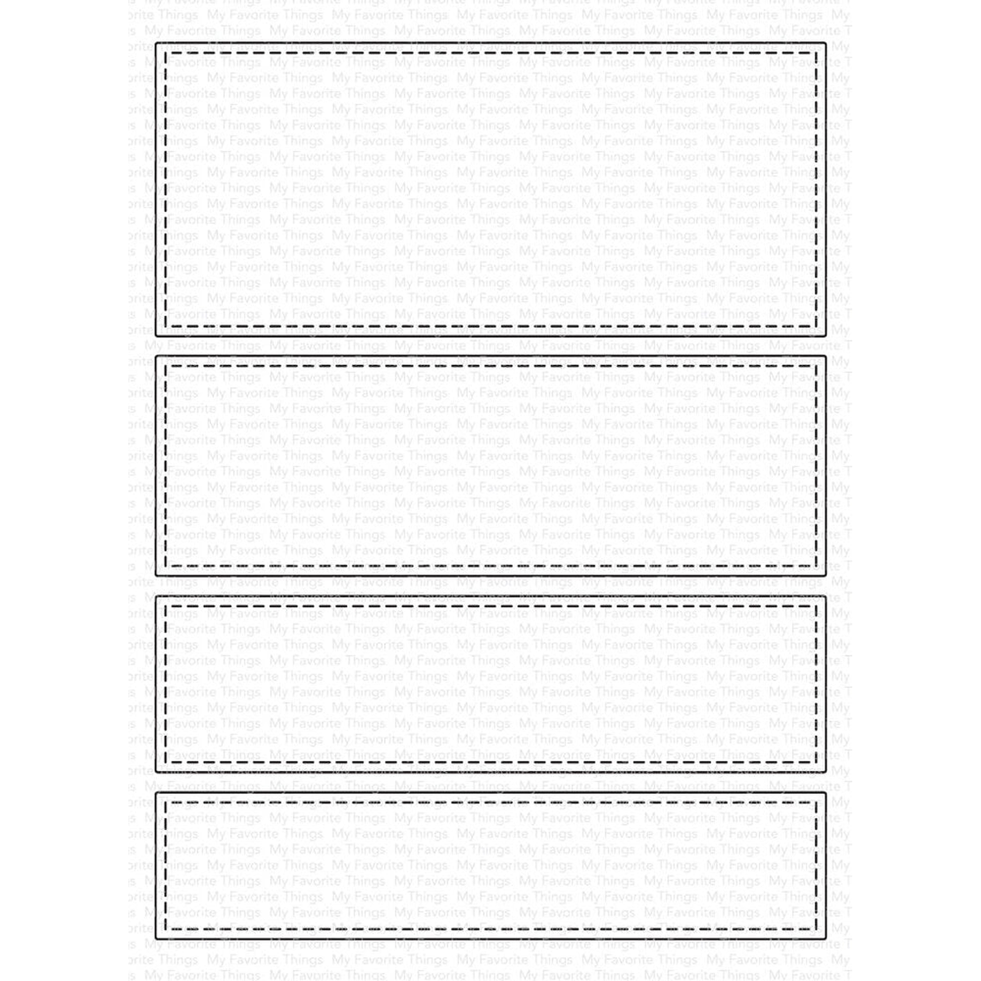 Horizontal Stitched Strips