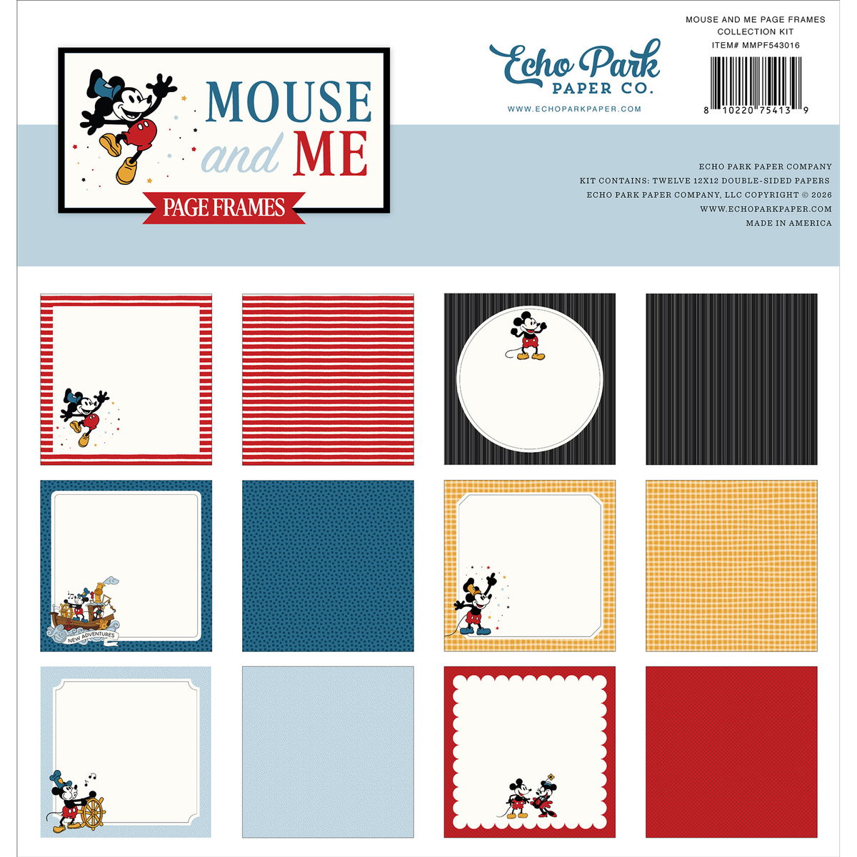 Mouse And Me Page Frames Collection Kit