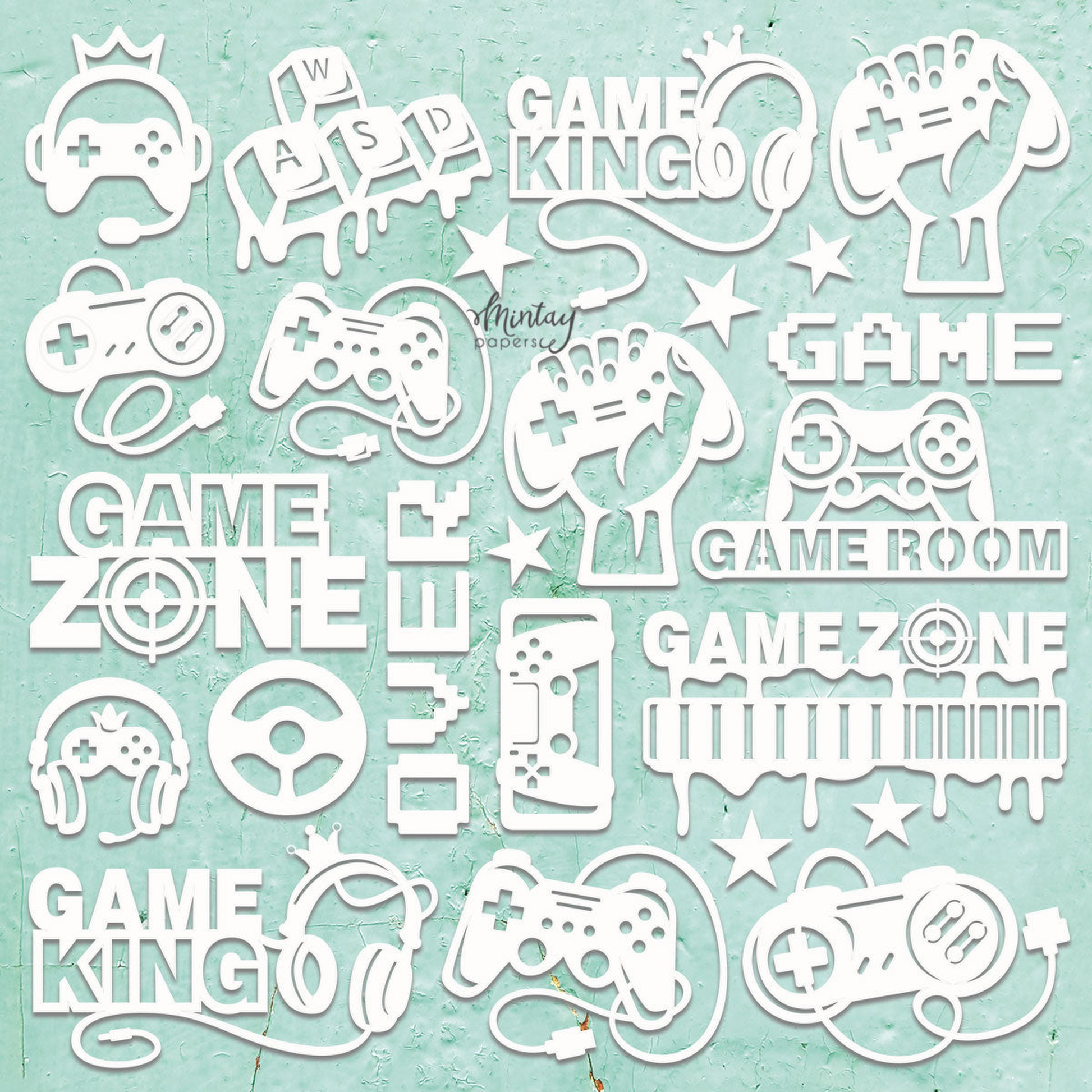 Chippies Decor Element Sheet Gaming