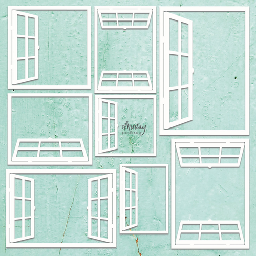 Chippies Decor Element Sheet Window Photo Frames