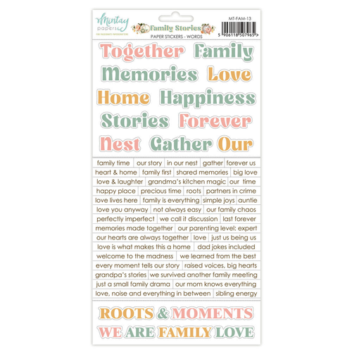 Family Stories Words