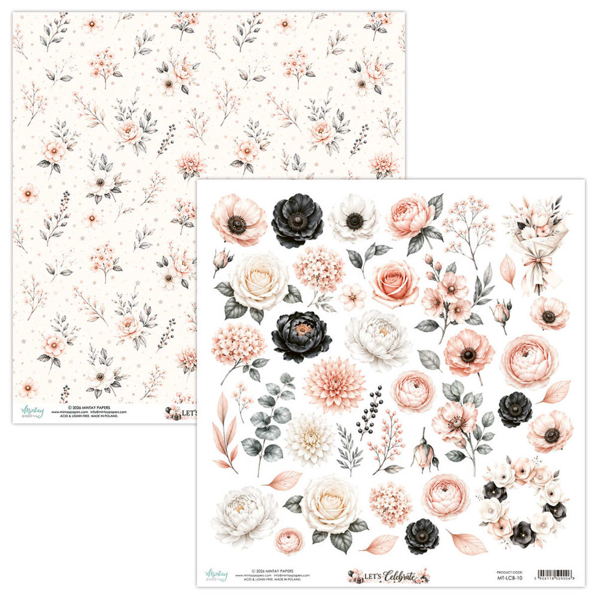 Let's Celebrate Fussy Cut Flora Paper