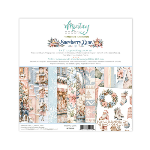 Snowberry Lane Scrapbooking Paper Set