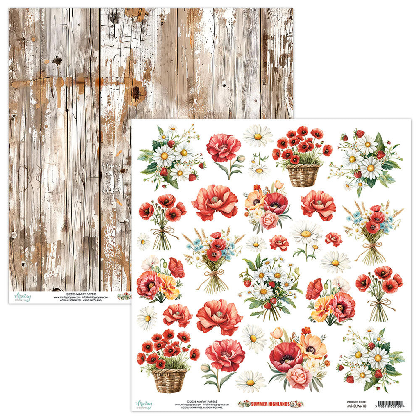 Summer Highlands Fussy Cut Floral