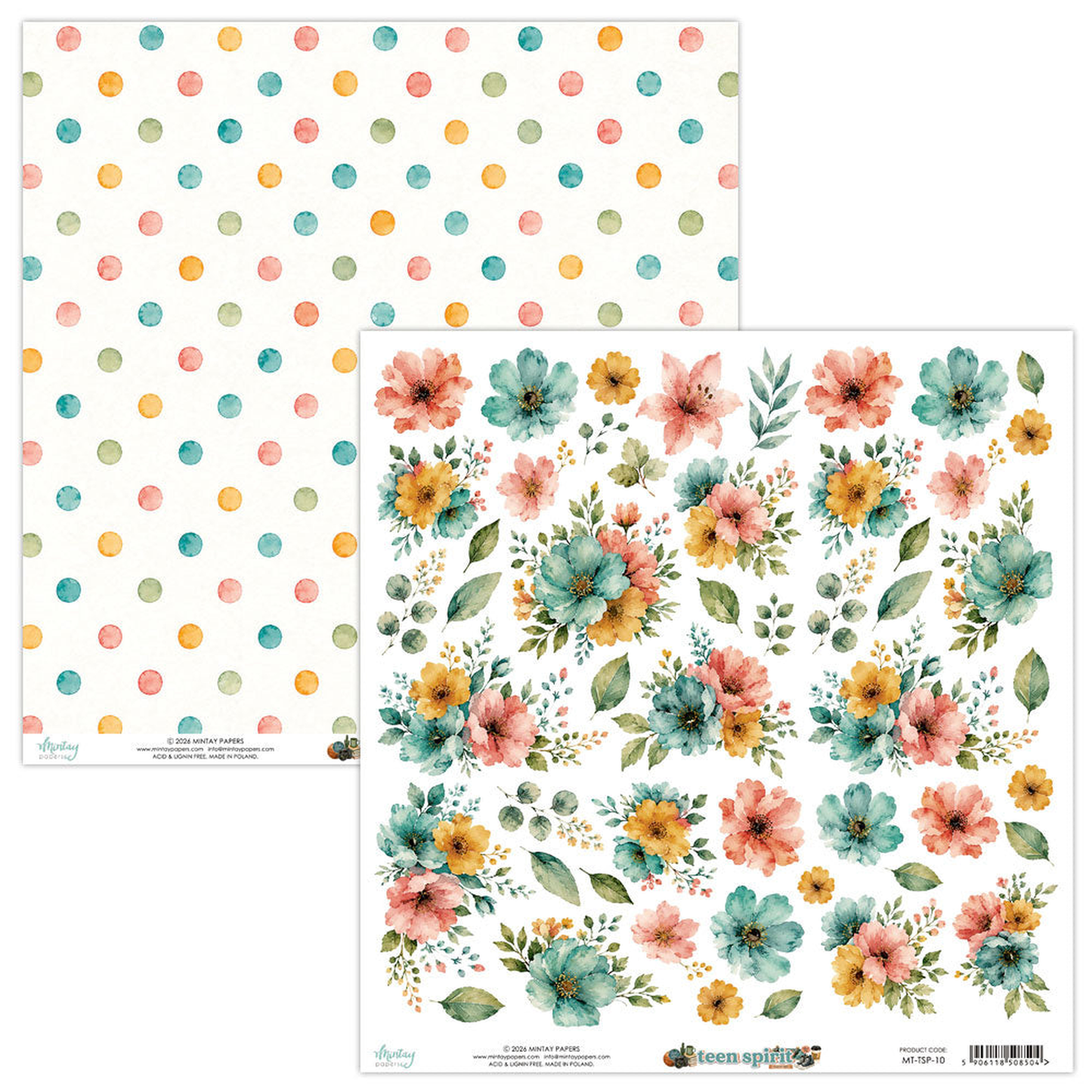 Teen Spirit Fussy Cut Floral