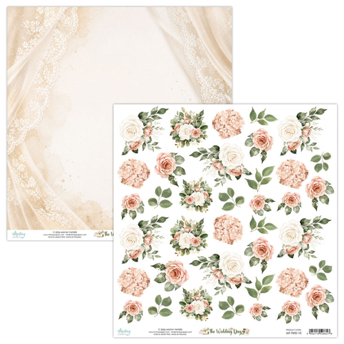 The Wedding Day Fussy Cut Floral Paper