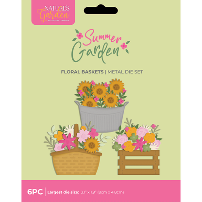 Summer Garden Floral Baskets