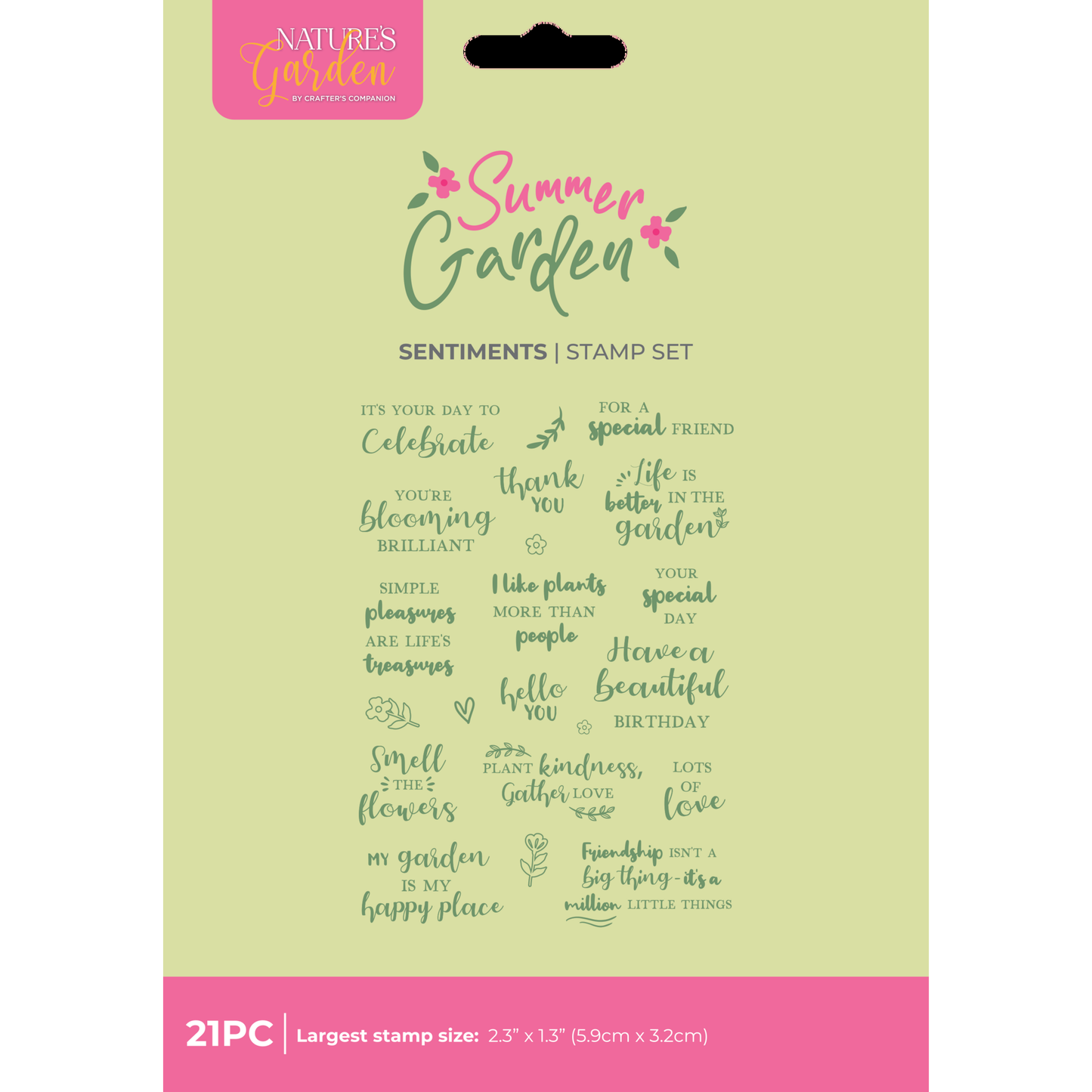 Summer Garden  Sentiments