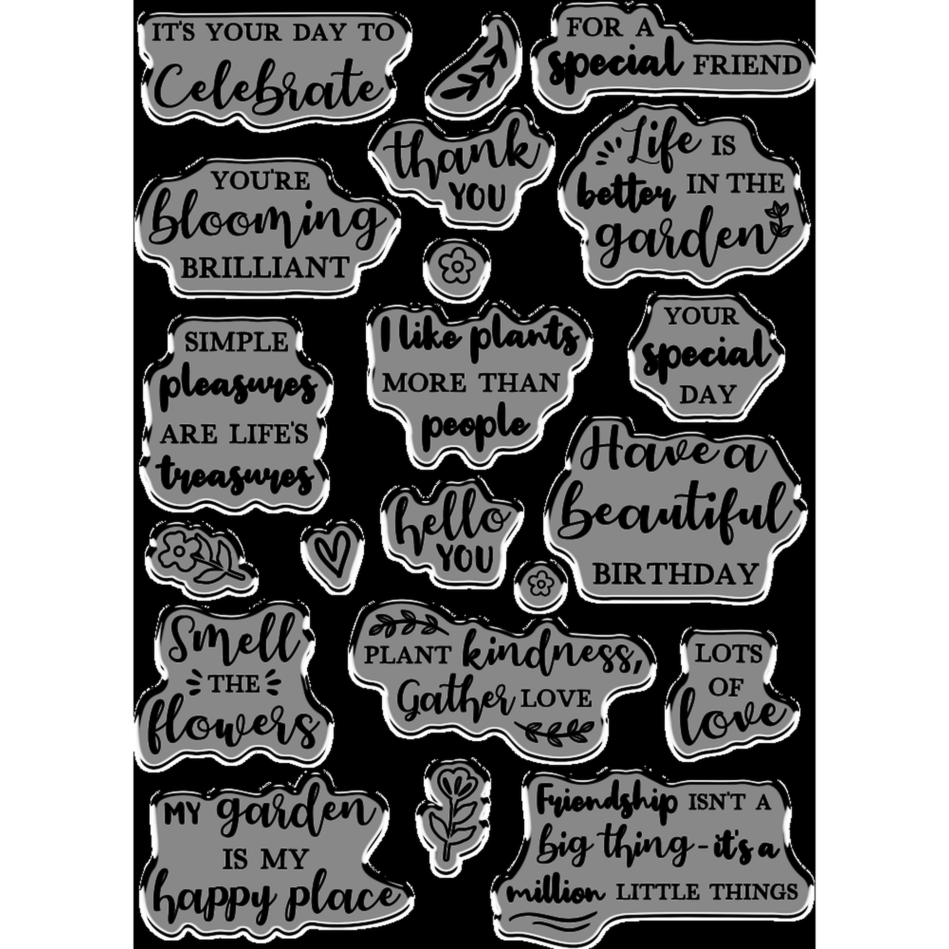 Summer Garden  Sentiments