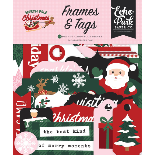 North Pole Christmas Frames & Tags