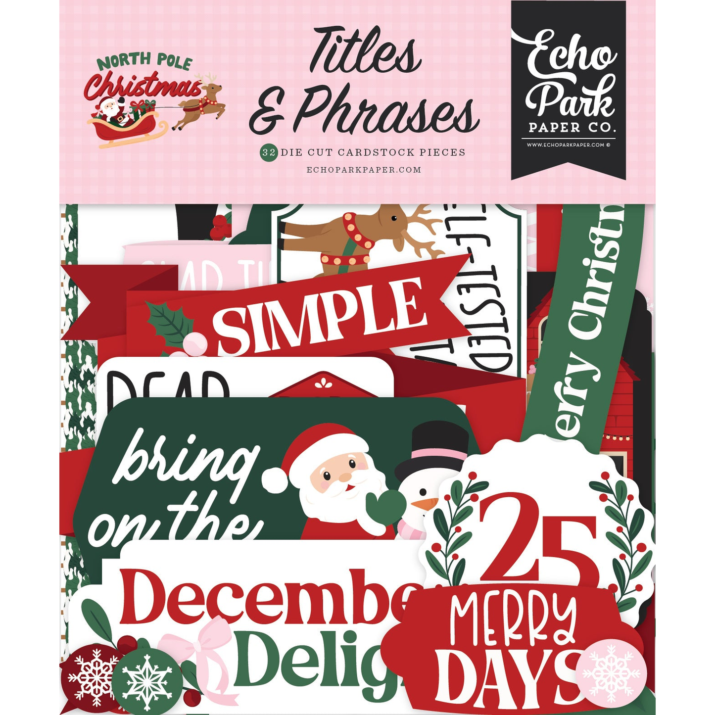 North Pole Christmas Titles & Phrases