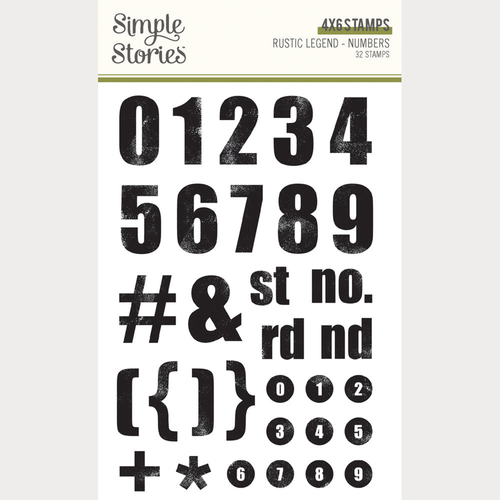 Rustic Legend Numbers