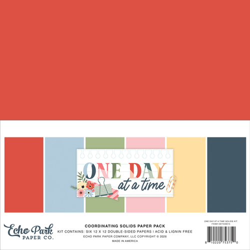 One Day At A Time Coordination Solids Paper Pack