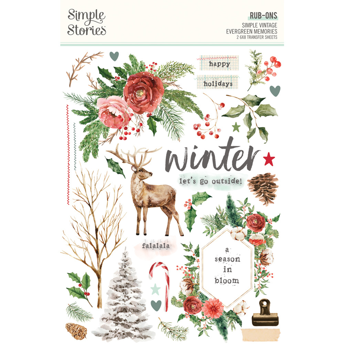 Simple Vintage Evergreen Memories
